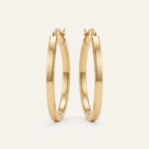 Oroventi Twisted Hoops