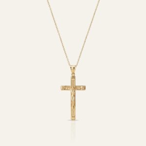 Oroventi Jesus Crucifix Cross Pendant