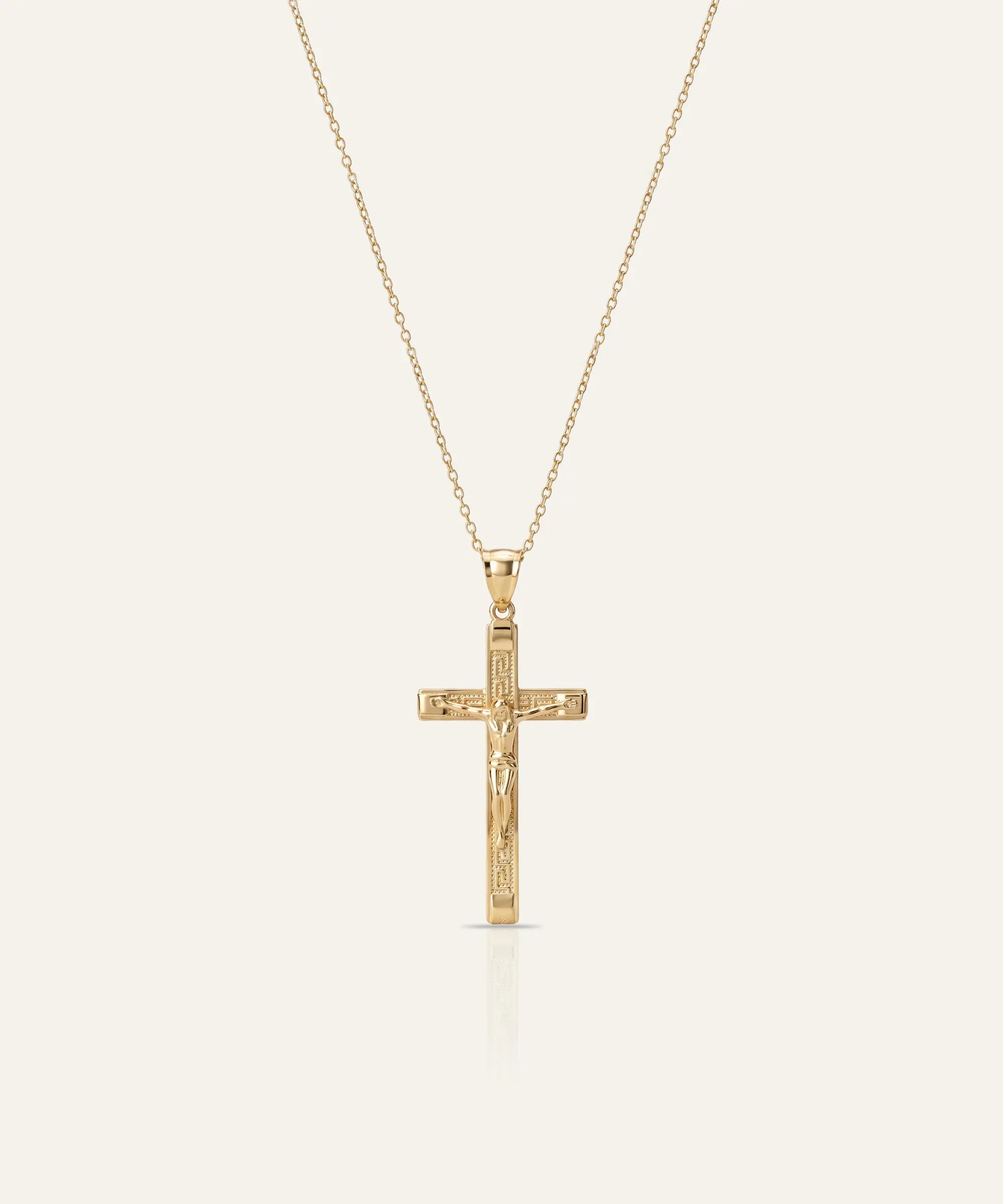 Oroventi Jesus Crucifix Cross Pendant