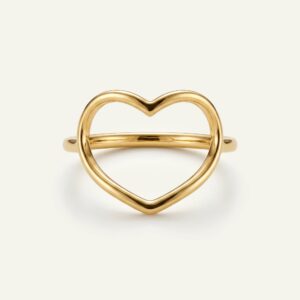 Oroventi Open Heart Ring